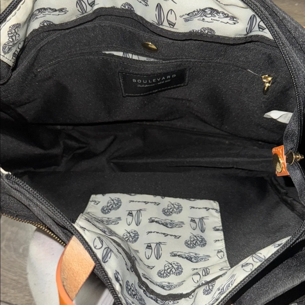BOULEVARD Black Tote and Crossbody Bag - Picture 2 of 6
